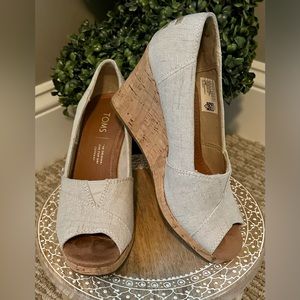 TOMS wedge heels